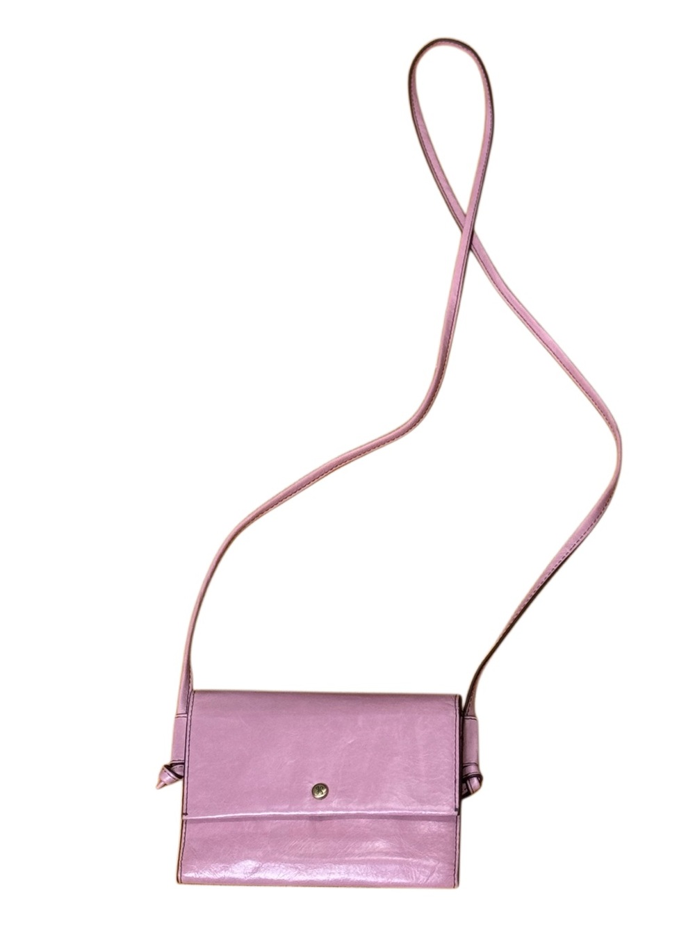 Hobo Bemuse Crossboy Leather Bag in Lilac Pink
